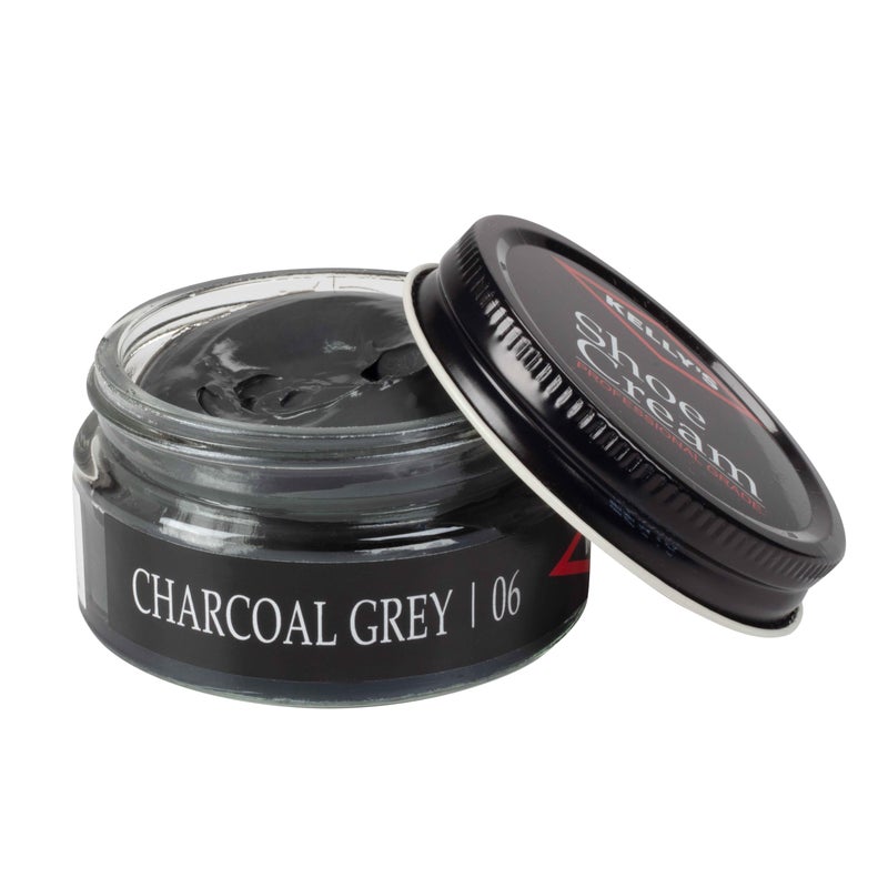 KELLYS Kelly's Charcoal Grey Shoe Polish 1.5 oz - Professional Leather Shoe Cream - Image 1